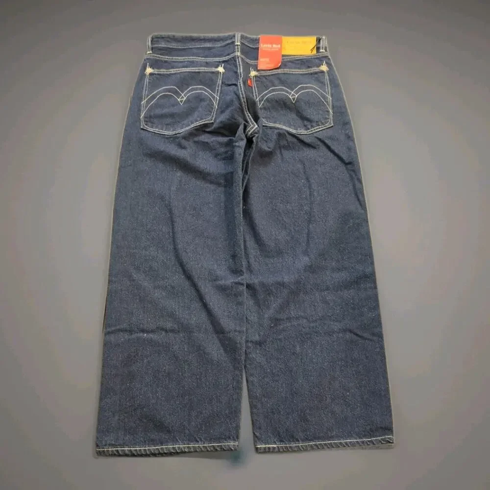Levis Red Size 36 Cropped Wide Leg